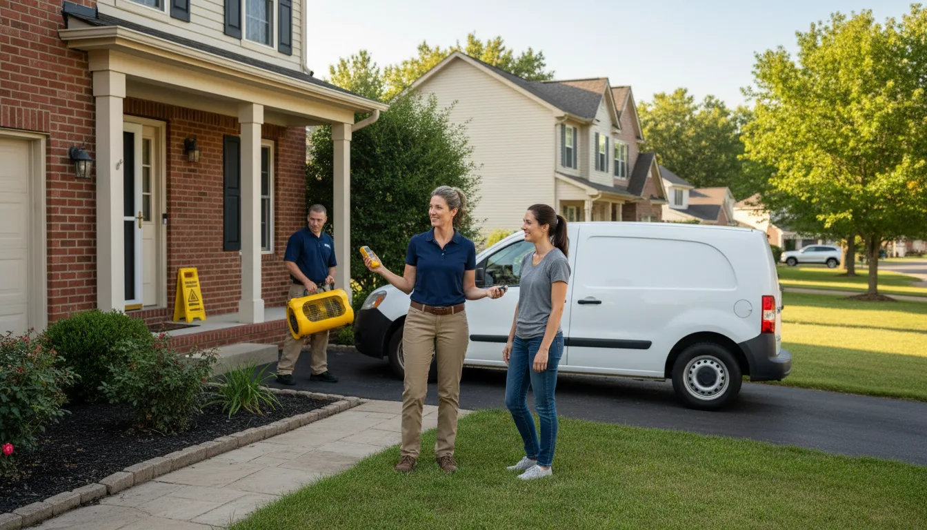 Residential water damage restoration in Bellvue, CO